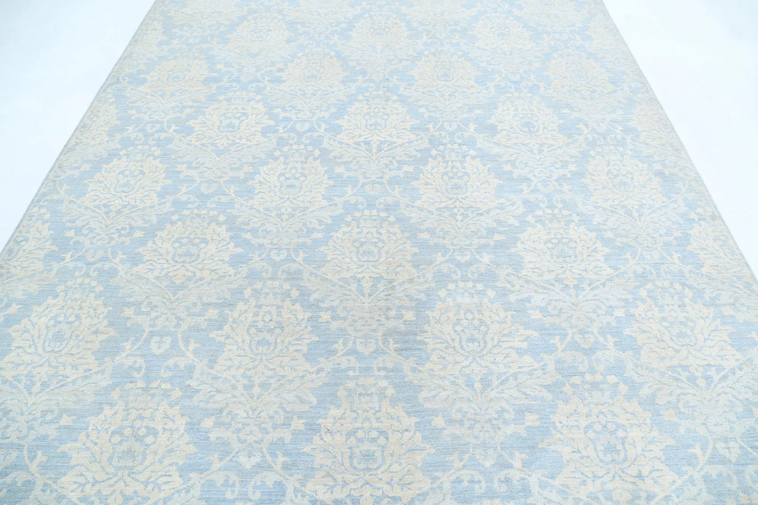 Afghan Art & Craft Rug 7' 9" x 10' 0" Hand-Knotted | No. AT78175