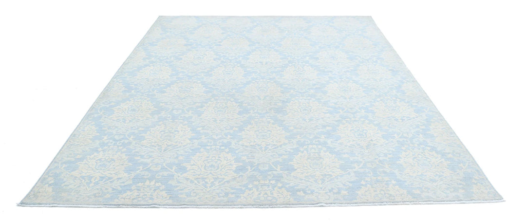 Afghan Art & Craft Rug 7' 9" x 10' 0" Hand-Knotted | No. AT78175