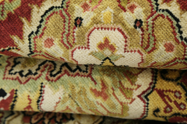 Indian Ziegler Rug 10' 0" x 13' 9" Hand-Knotted | No. AT78194