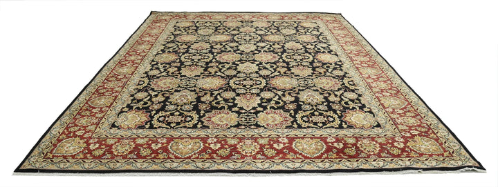 Indian Ziegler Rug 10' 0" x 13' 9" Hand-Knotted | No. AT78194