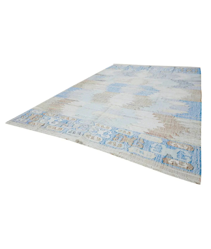 Turkish Lily Kilim Rug 10' 1" x 14' 1" Hand-Woven | No. AT78224