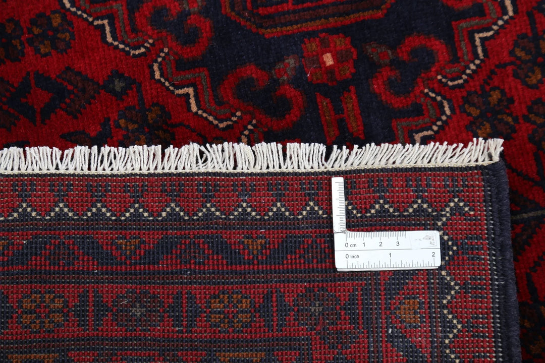 Red Afghan Khamyab Rug 12' 11" x 19' 0" Hand-Knotted | No. AT782369