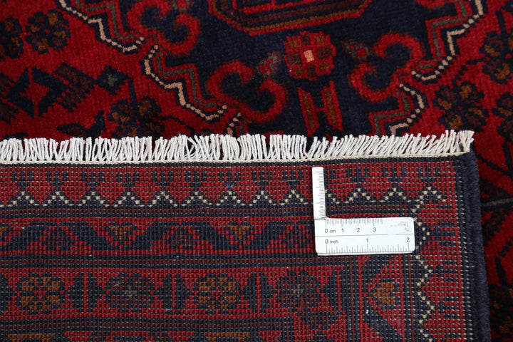 Red Afghan Khamyab Rug 12' 11" x 19' 0" Hand-Knotted | No. AT782369