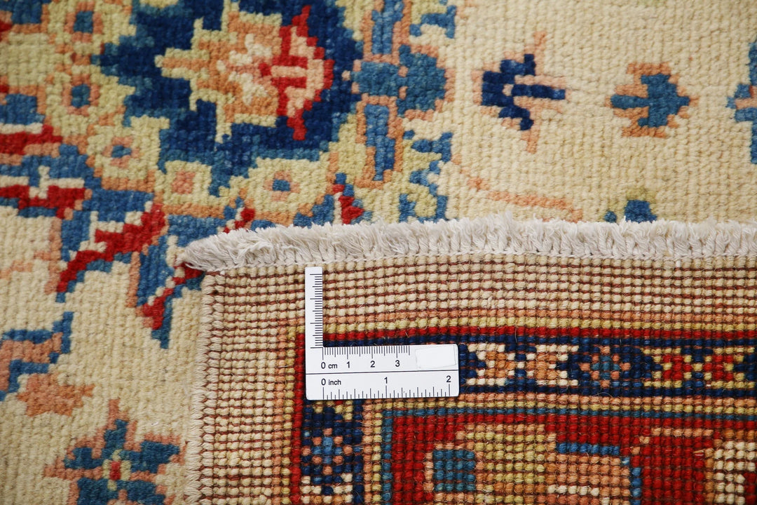 Ivory Afghan Ziegler Rug 3' 11" x 5' 11" Hand-Knotted | No. AT78239