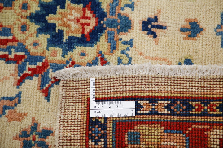 Ivory Afghan Ziegler Rug 3' 11" x 5' 11" Hand-Knotted | No. AT78239
