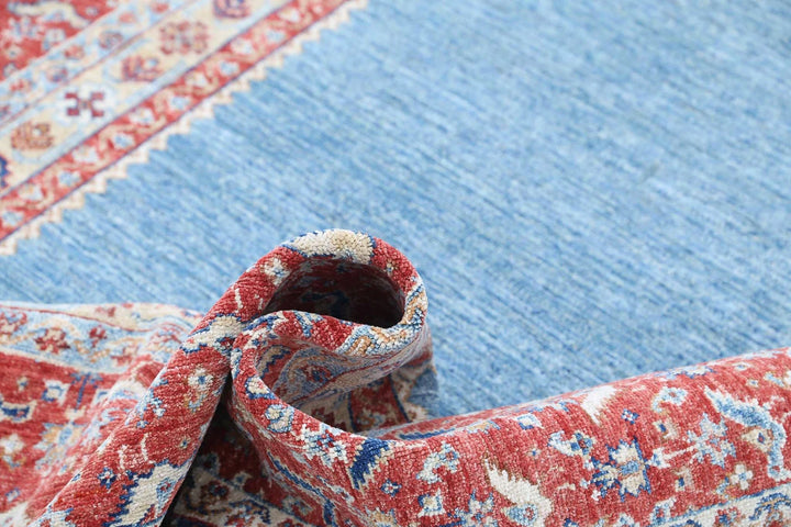 Afghan Ziegler Farhan Rug 5' 8" x 8' 3" Hand-Knotted | No. AT78278