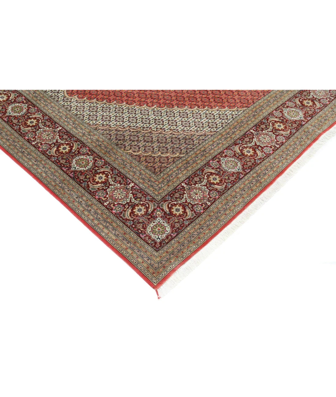 Persian Tabriz Rug 8' 0" x 11' 3" Hand-Knotted | No. AT783300