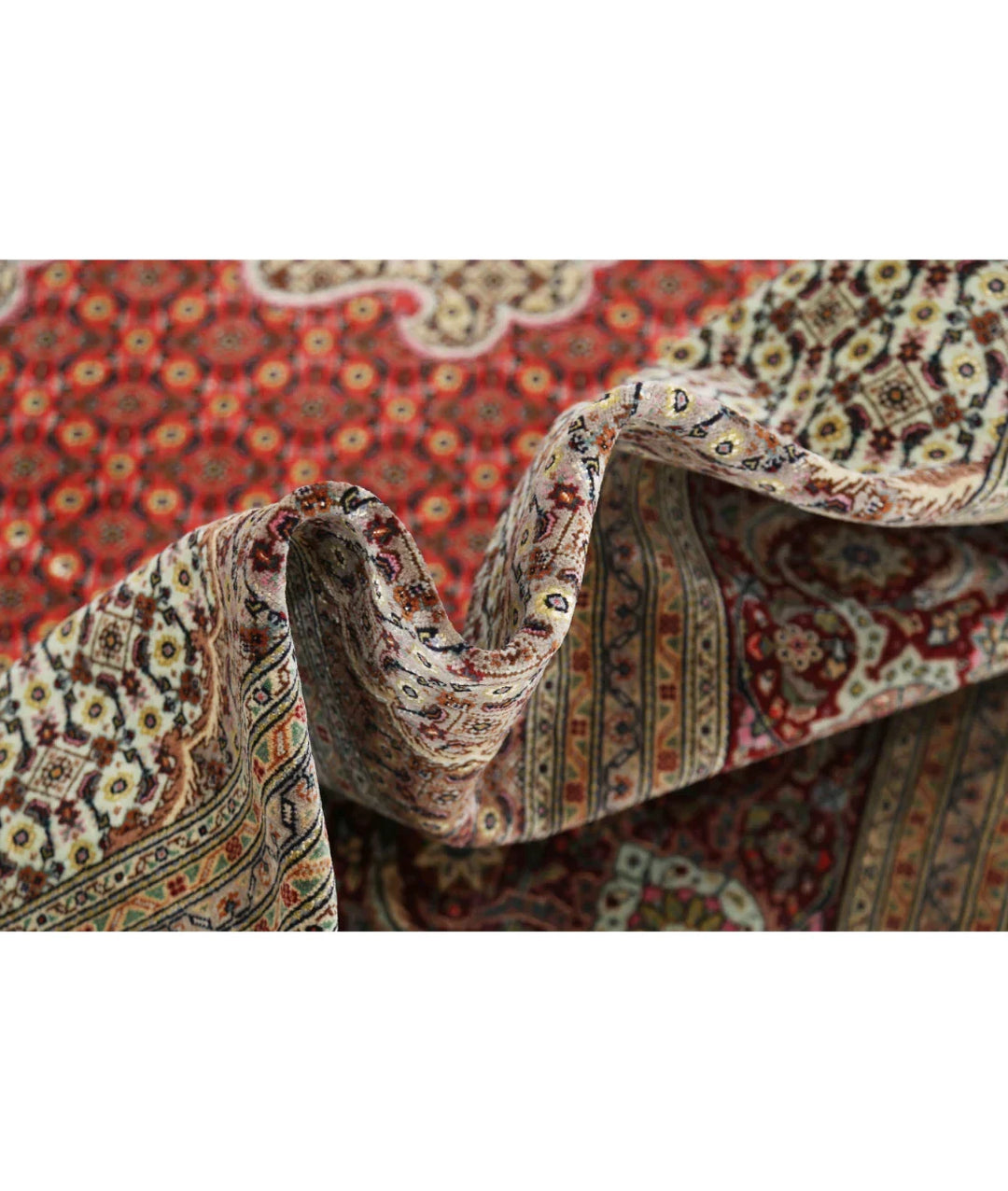 Persian Tabriz Rug 8' 0" x 11' 3" Hand-Knotted | No. AT783300