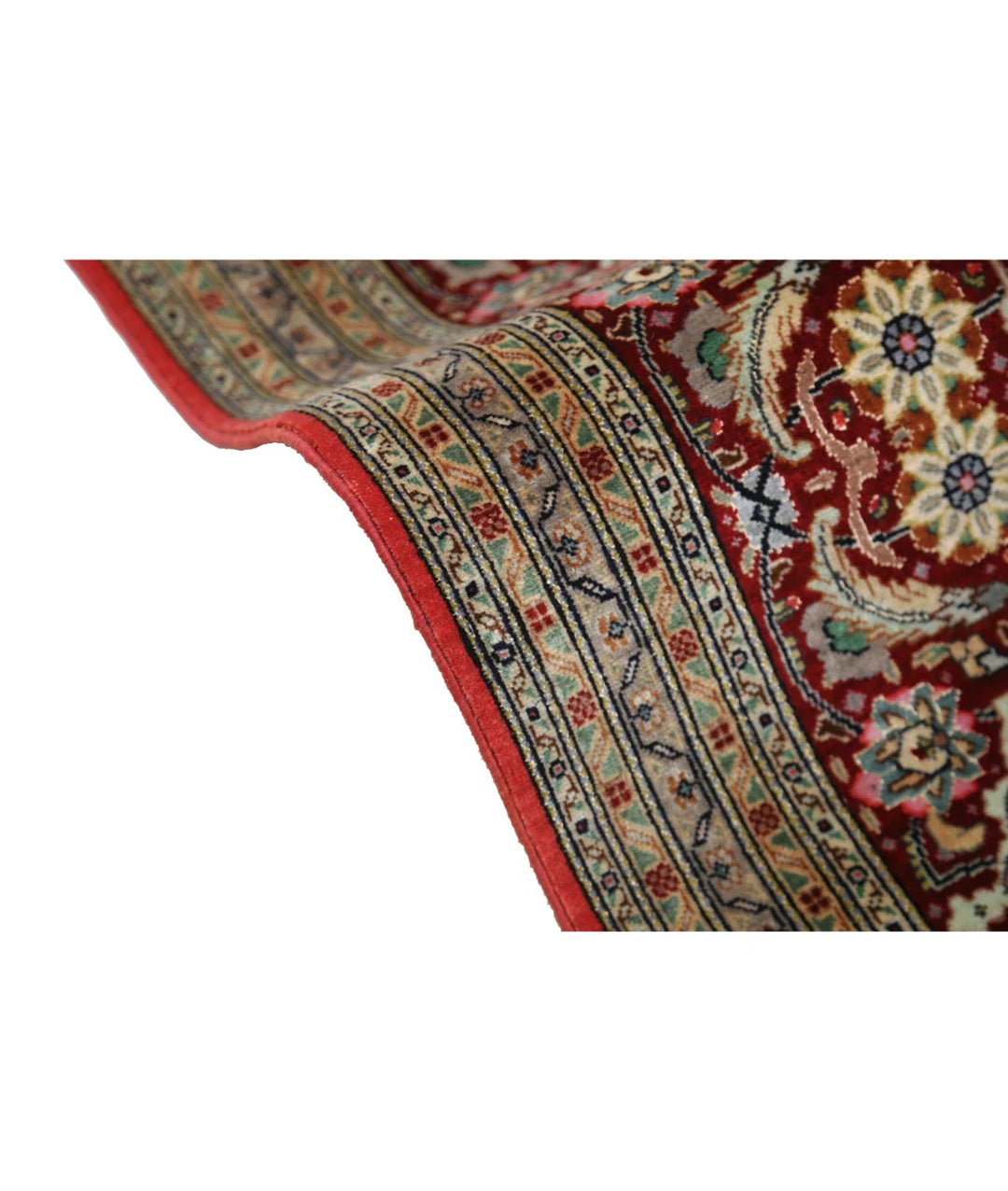 Persian Tabriz Rug 8' 0" x 11' 3" Hand-Knotted | No. AT783300
