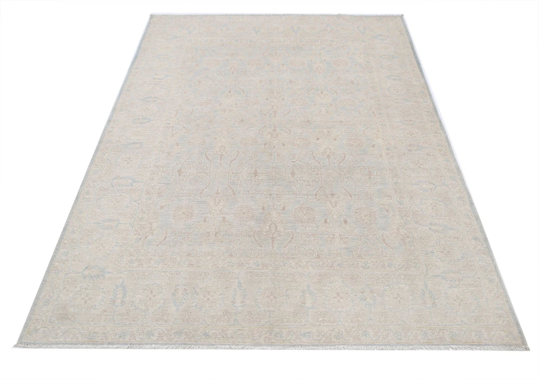 Afghan Serenity Rug 4' 10" x 6' 10" Hand-Knotted | No. AT78441