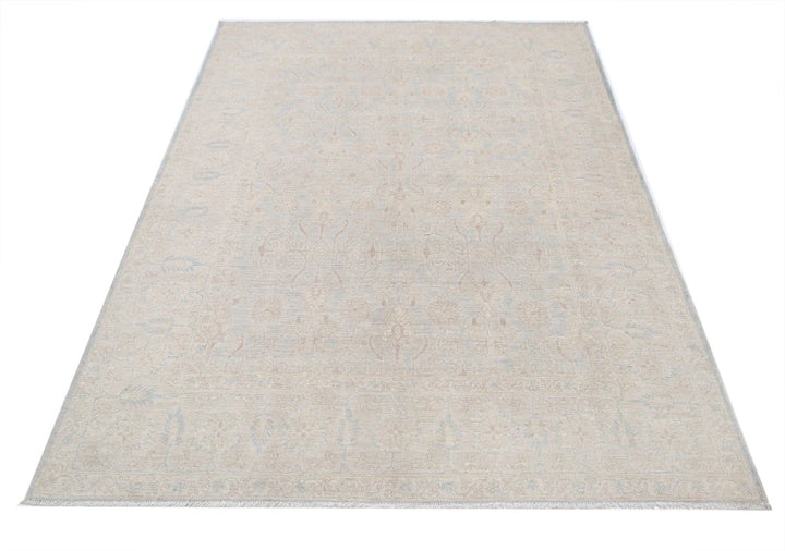 Afghan Serenity Rug 4' 10" x 6' 10" Hand-Knotted | No. AT78441