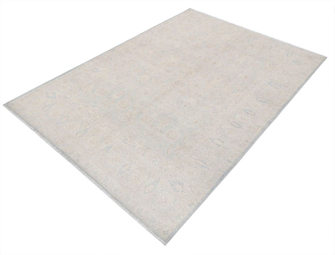 Afghan Serenity Rug 4' 10" x 6' 10" Hand-Knotted | No. AT78441