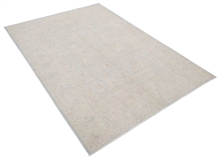 Afghan Serenity Rug 4' 10" x 6' 10" Hand-Knotted | No. AT78441