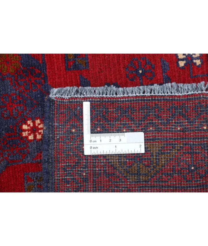 Afghan Khamyab Rug 3' 3" x 4' 11" Hand-Knotted | No. AT78454