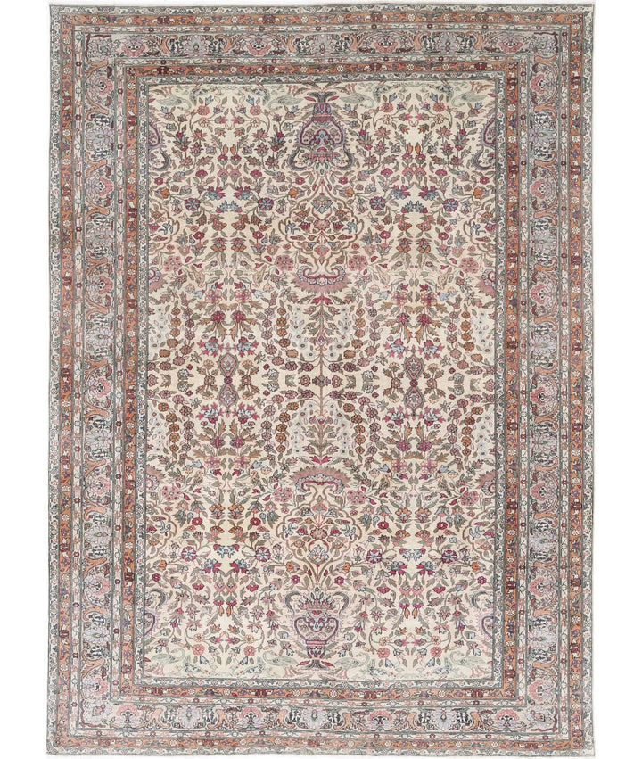 Turkish Vintage Rug 9' 1" x 13' 1" Hand-Knotted | No. AT78594