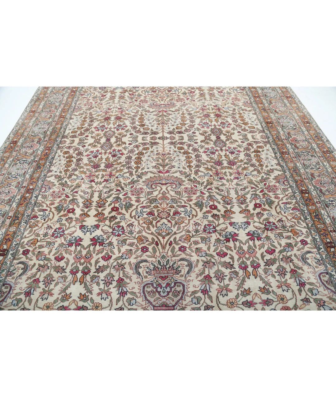 Turkish Vintage Rug 9' 1" x 13' 1" Hand-Knotted | No. AT78594