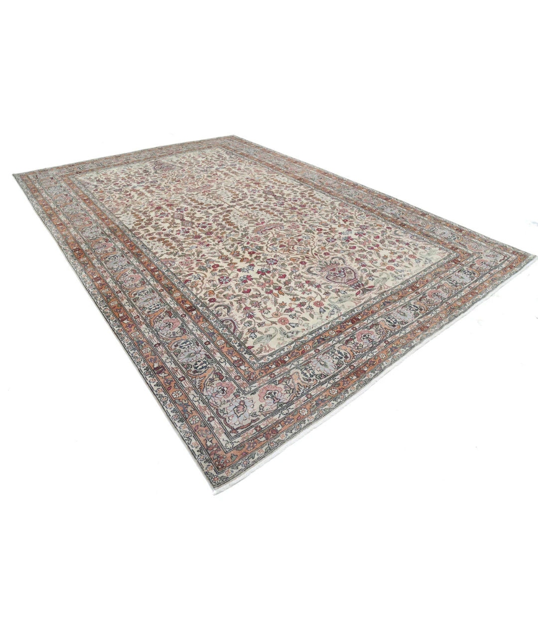 Turkish Vintage Rug 9' 1" x 13' 1" Hand-Knotted | No. AT78594