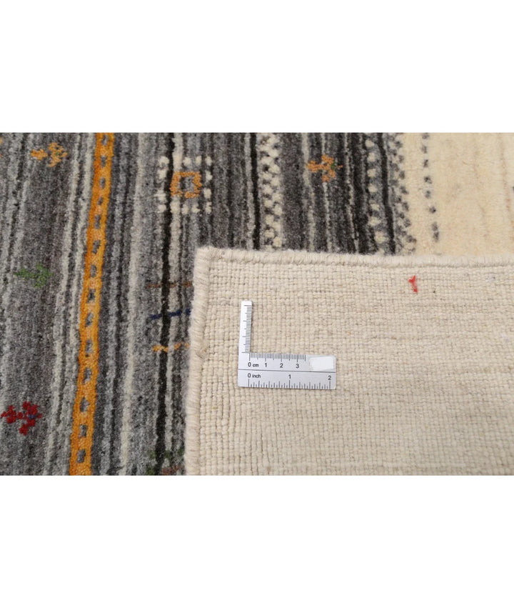Ivory Indian Lori Rug 6' 7" x 9' 10" Hand-Knotted | No. AT78598