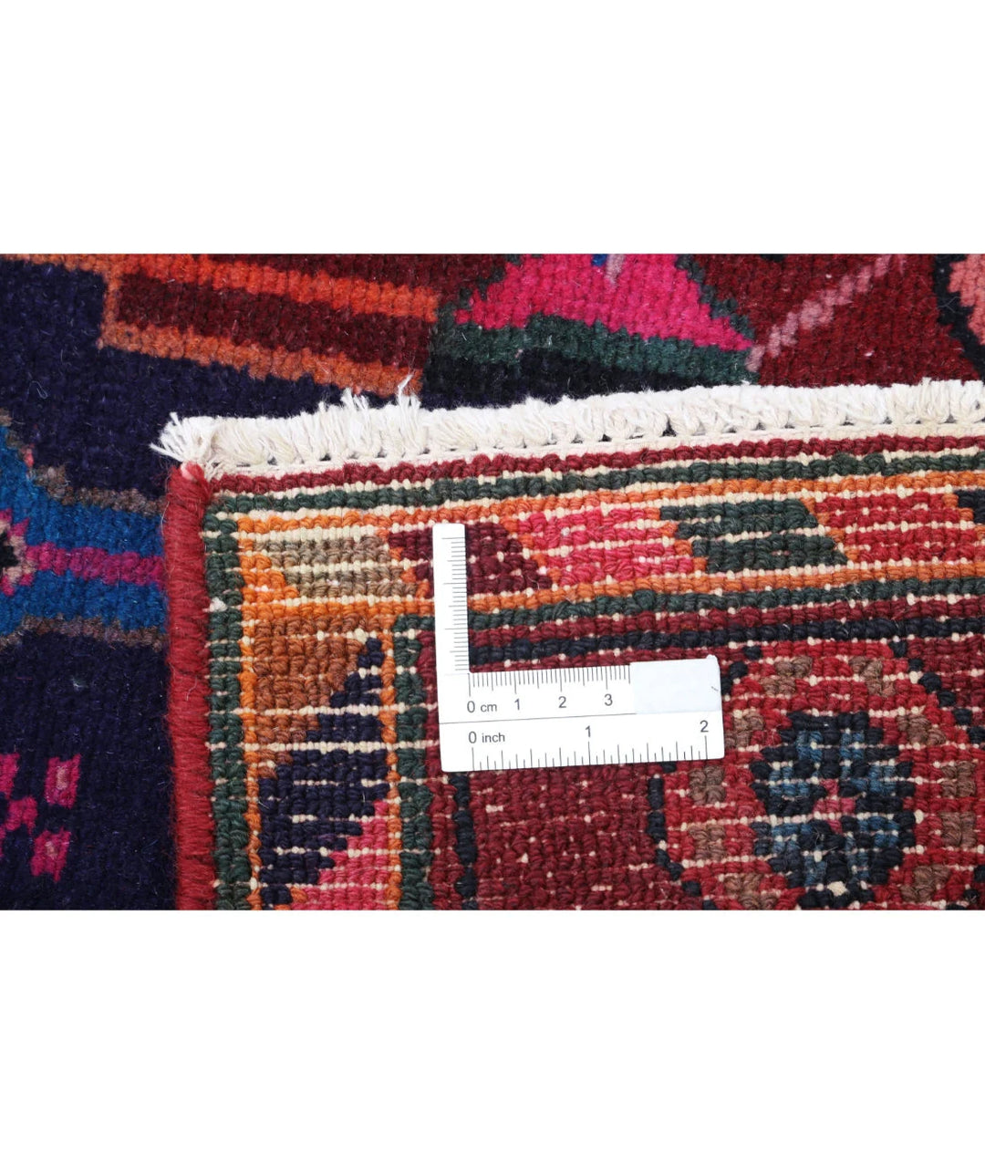 Persian Hamadan Rug 4' 6" x 9' 8" Hand-Knotted | No. AT78603