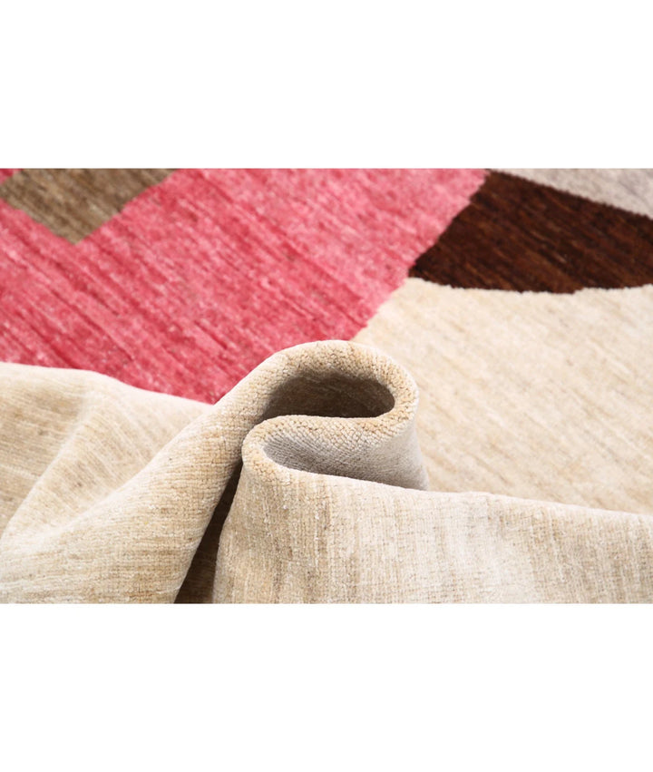 Afghan Modcar Rug 6' 4" x 8' 0" Hand-Knotted | No. AT78687