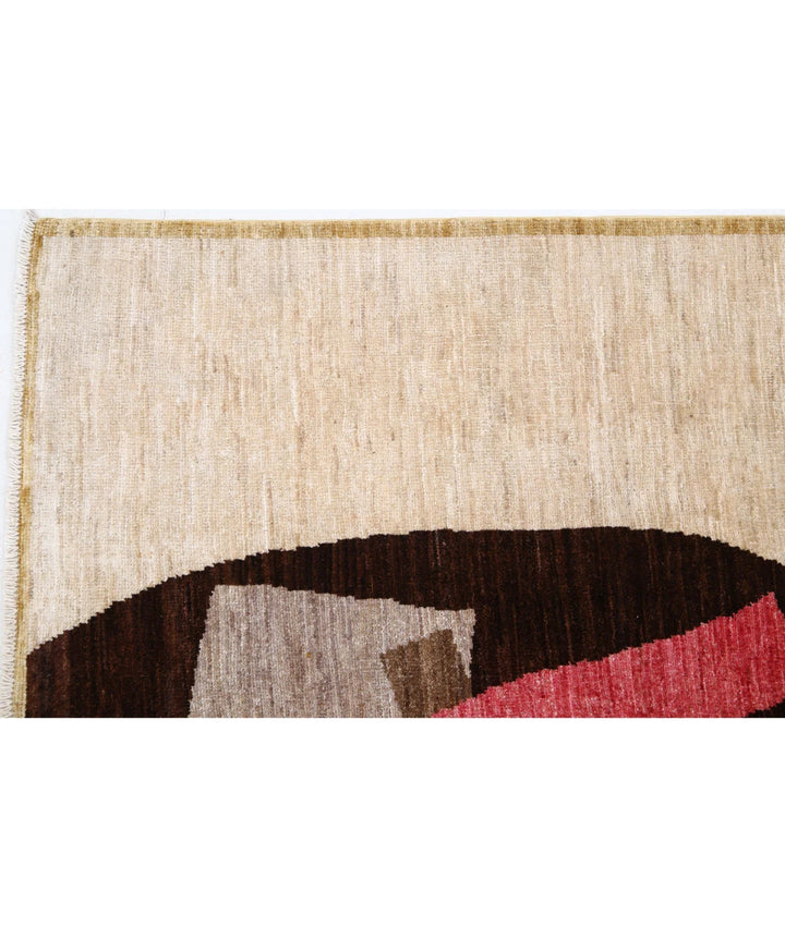 Afghan Modcar Rug 6' 4" x 8' 0" Hand-Knotted | No. AT78687