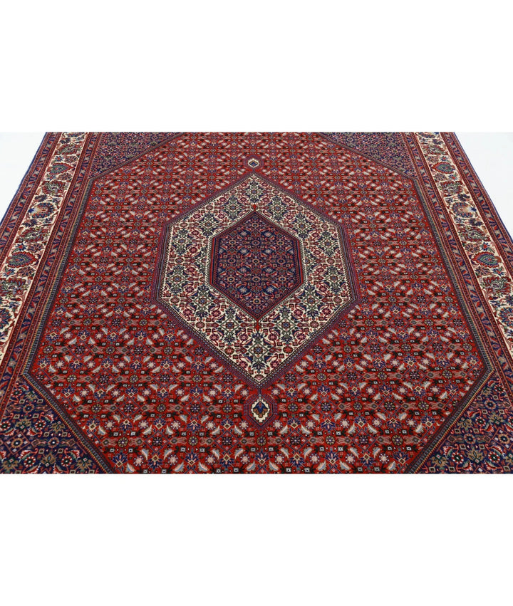 Persian Bijar Rug 6' 7" x 10' 0" Hand-Knotted | No. AT78945