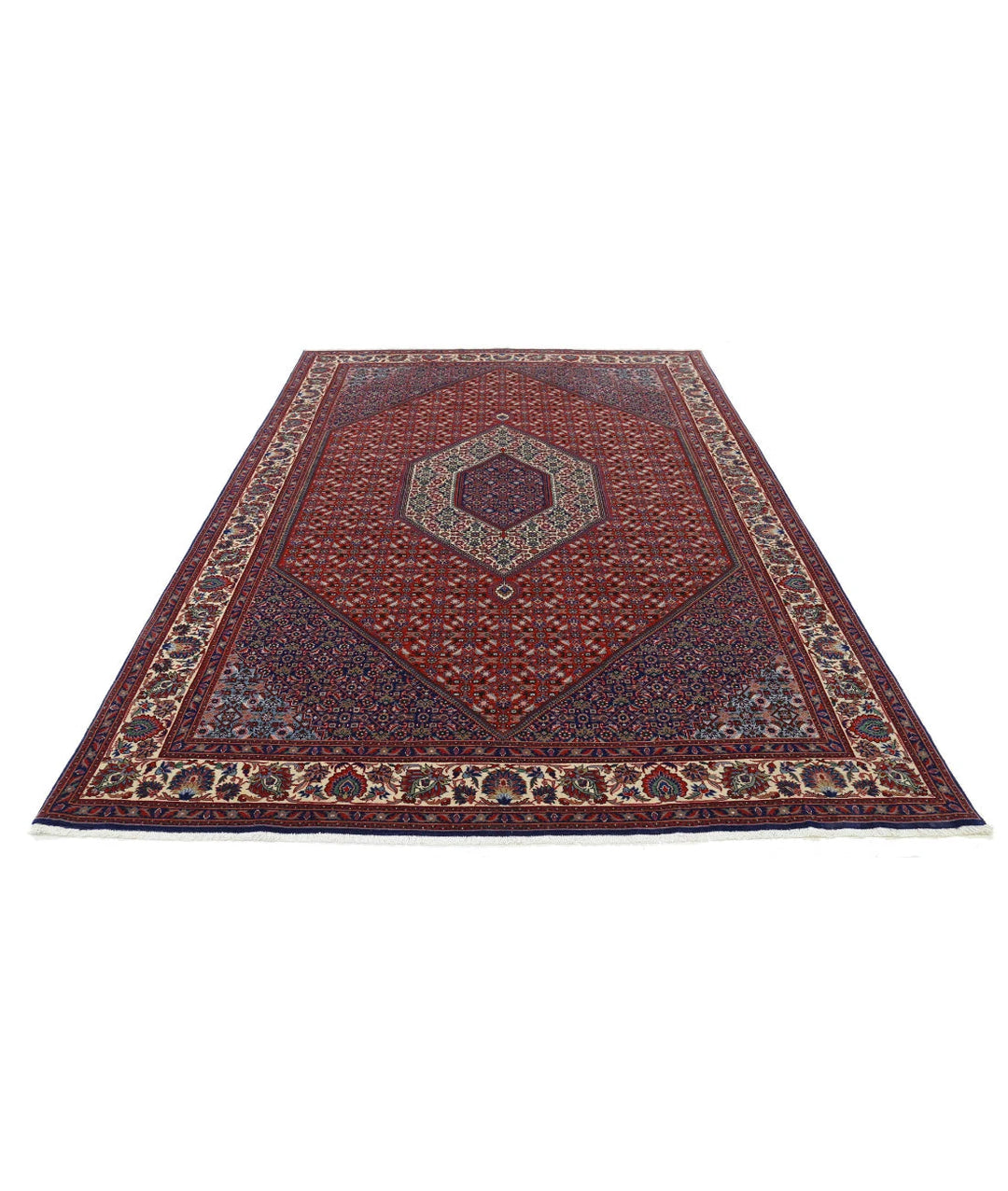 Persian Bijar Rug 6' 7" x 10' 0" Hand-Knotted | No. AT78945