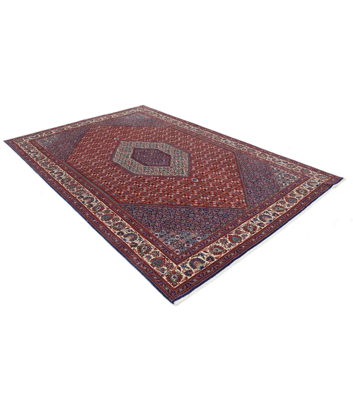 Persian Bijar Rug 6' 7" x 10' 0" Hand-Knotted | No. AT78945