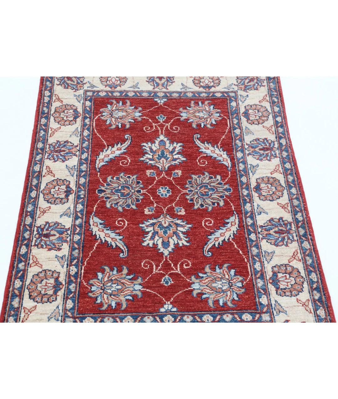 Afghan Ziegler Rug 2' 8" x 3' 10" Hand-Knotted | No. AT78969