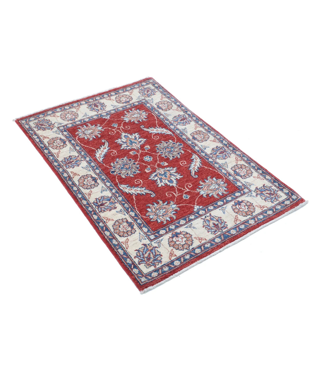 Afghan Ziegler Rug 2' 8" x 3' 10" Hand-Knotted | No. AT78969