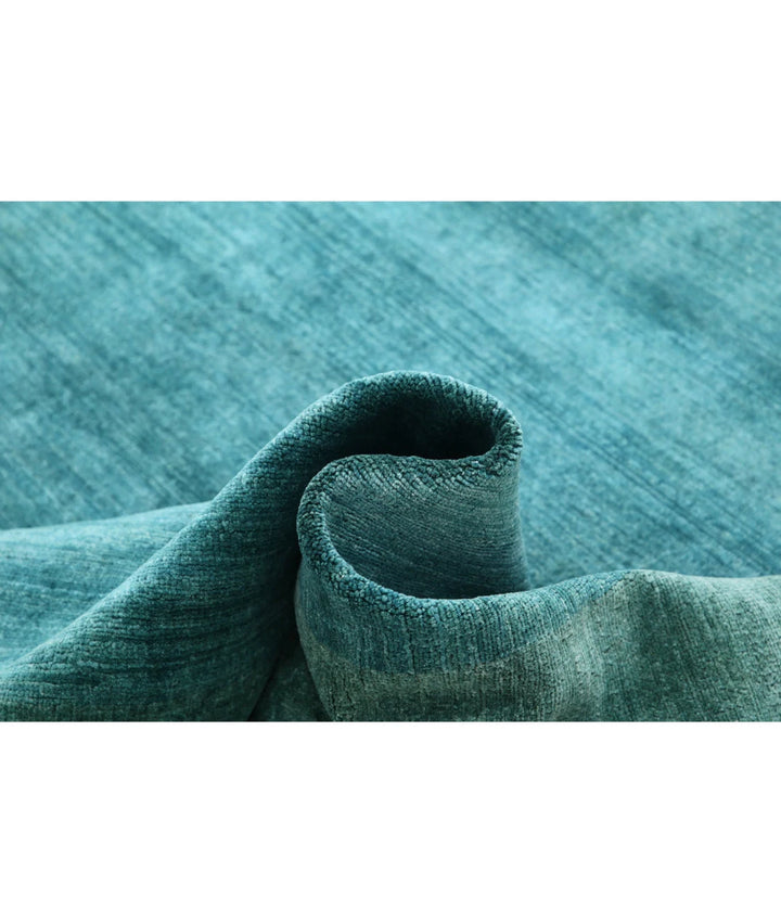 Green Afghan Oriental Rug 9' 1" x 11' 6" Hand-Knotted | No. AT79002