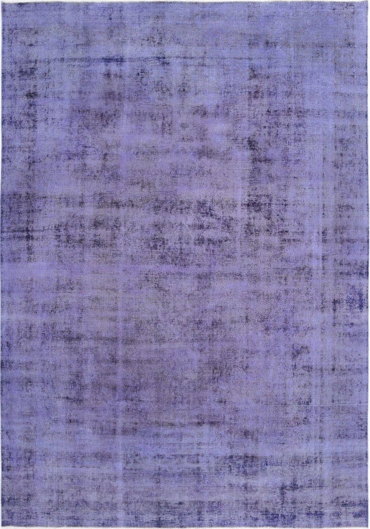 Purple Persian Overdye Rug 7' 9" x 11' 2" Hand-Knotted | No. AT79005