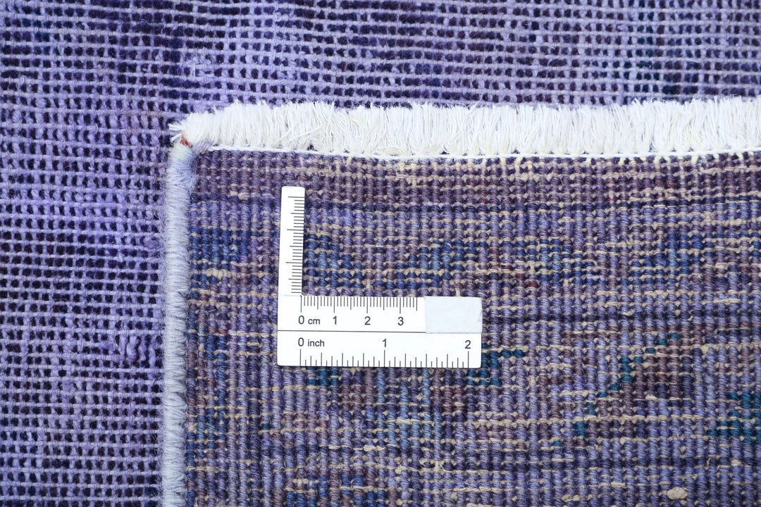 Purple Persian Overdye Rug 7' 9" x 11' 2" Hand-Knotted | No. AT79005