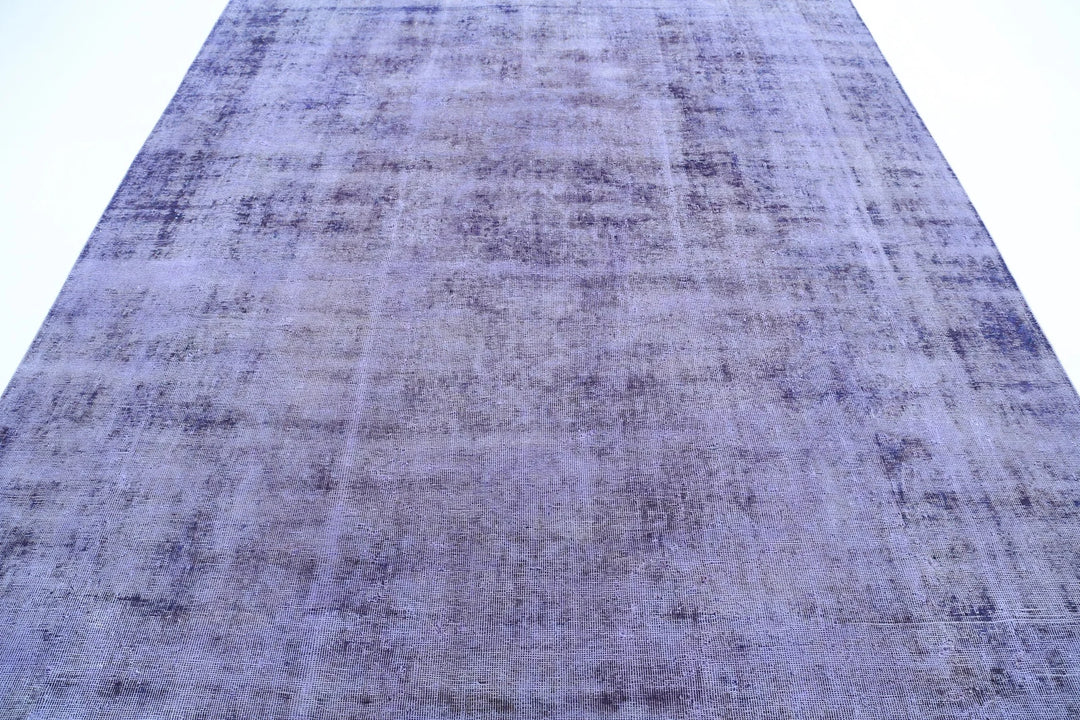 Purple Persian Overdye Rug 7' 9" x 11' 2" Hand-Knotted | No. AT79005