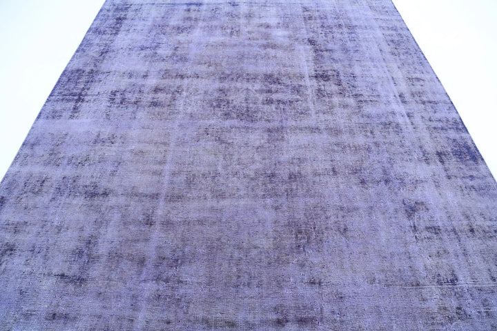 Purple Persian Overdye Rug 7' 9" x 11' 2" Hand-Knotted | No. AT79005