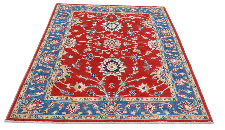 Afghan Ziegler Farhan Gul Rug 5' 1" x 6' 6" Hand-Knotted | No. AT79133
