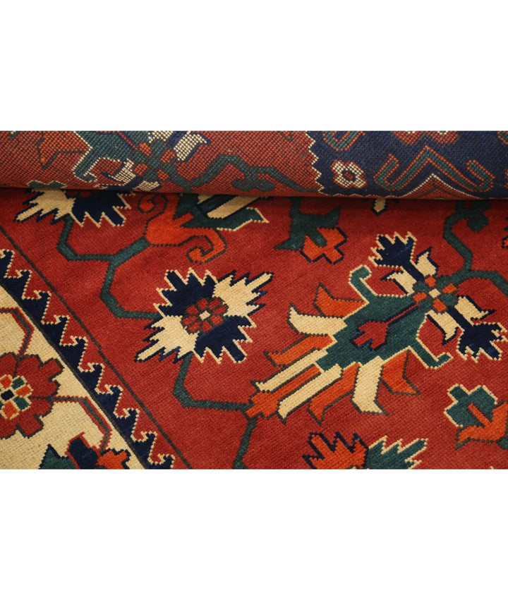 Afghan Karghai Rug 4' 10" x 6' 3" Hand-Knotted | No. AT79174