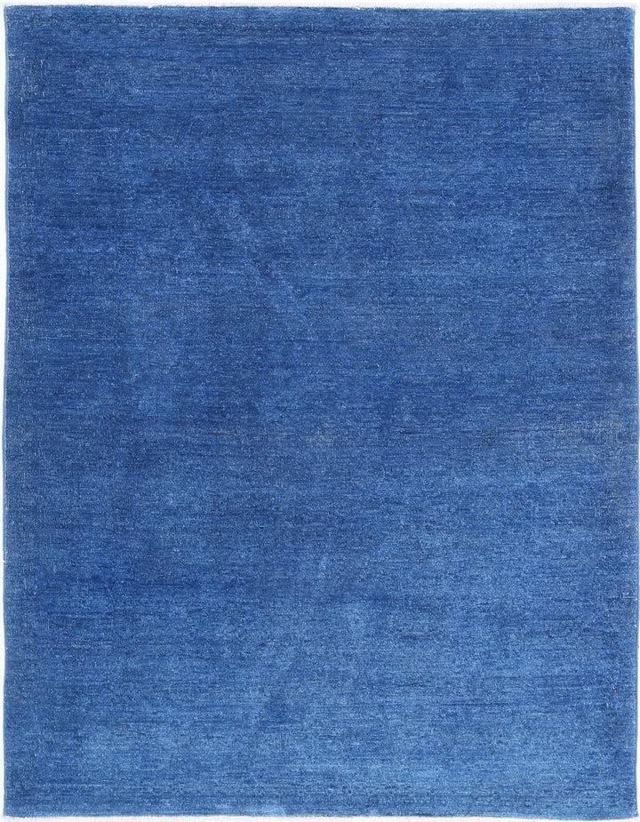 Afghan Overdye Rug 3' 11" x 5' 2" Hand-Knotted | No. AT79259