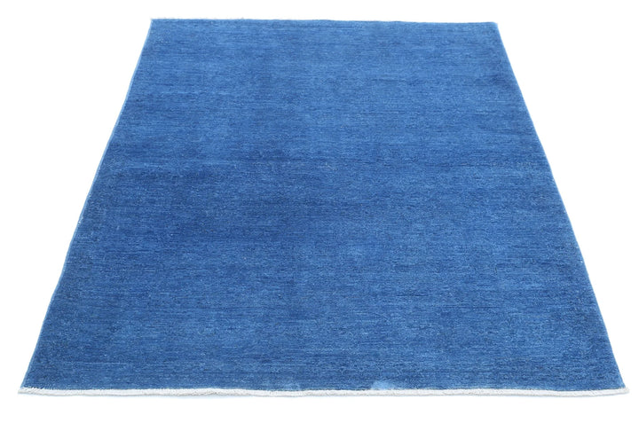 Afghan Overdye Rug 3' 11" x 5' 2" Hand-Knotted | No. AT79259