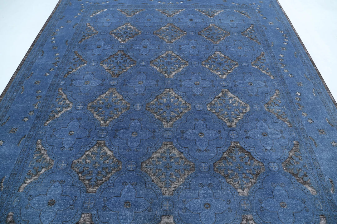 Afghan Oriental Rug 8' 1" x 9' 9" Hand-Knotted | No. AT79278
