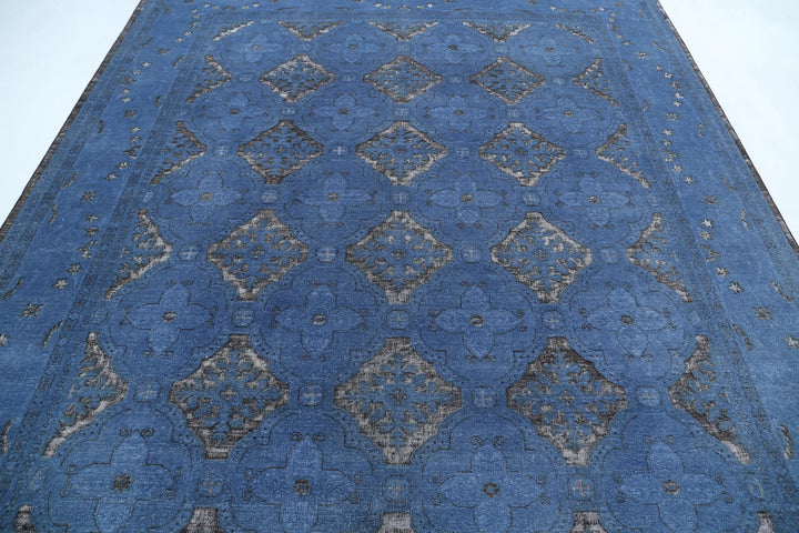 Afghan Oriental Rug 8' 1" x 9' 9" Hand-Knotted | No. AT79278