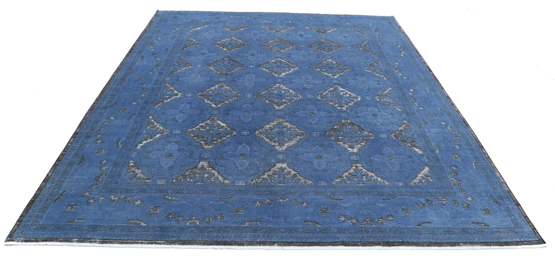 Afghan Oriental Rug 8' 1" x 9' 9" Hand-Knotted | No. AT79278