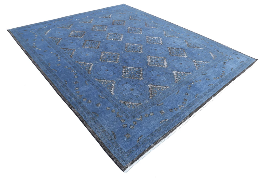 Afghan Oriental Rug 8' 1" x 9' 9" Hand-Knotted | No. AT79278