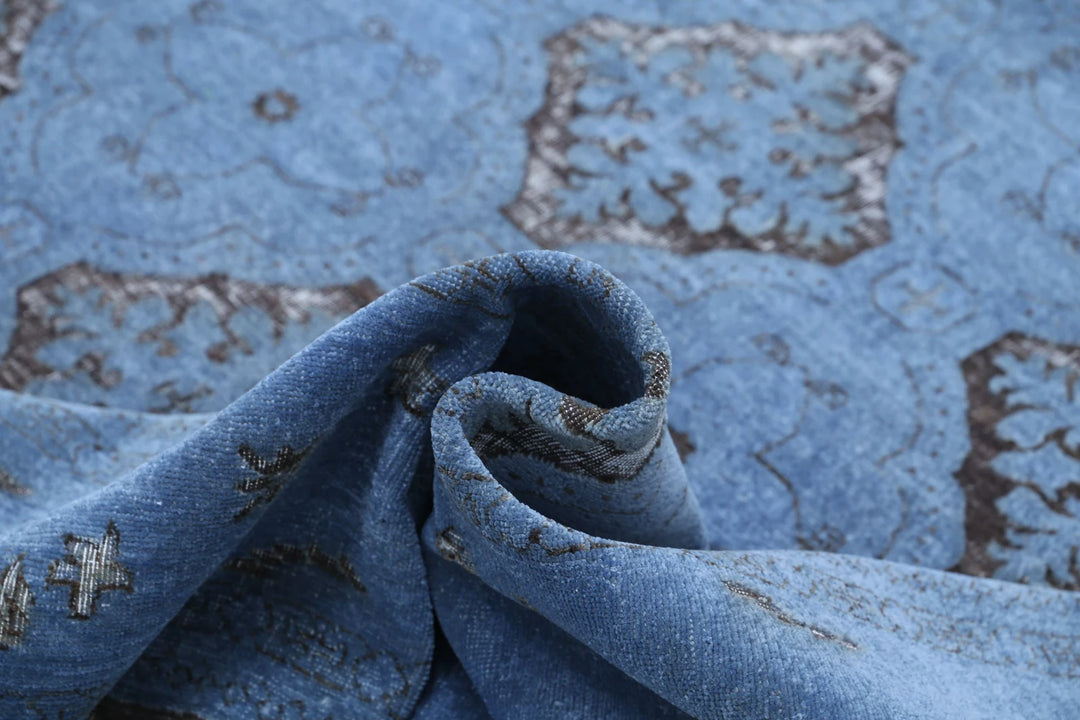 Afghan Oriental Rug 8' 1" x 9' 9" Hand-Knotted | No. AT79278