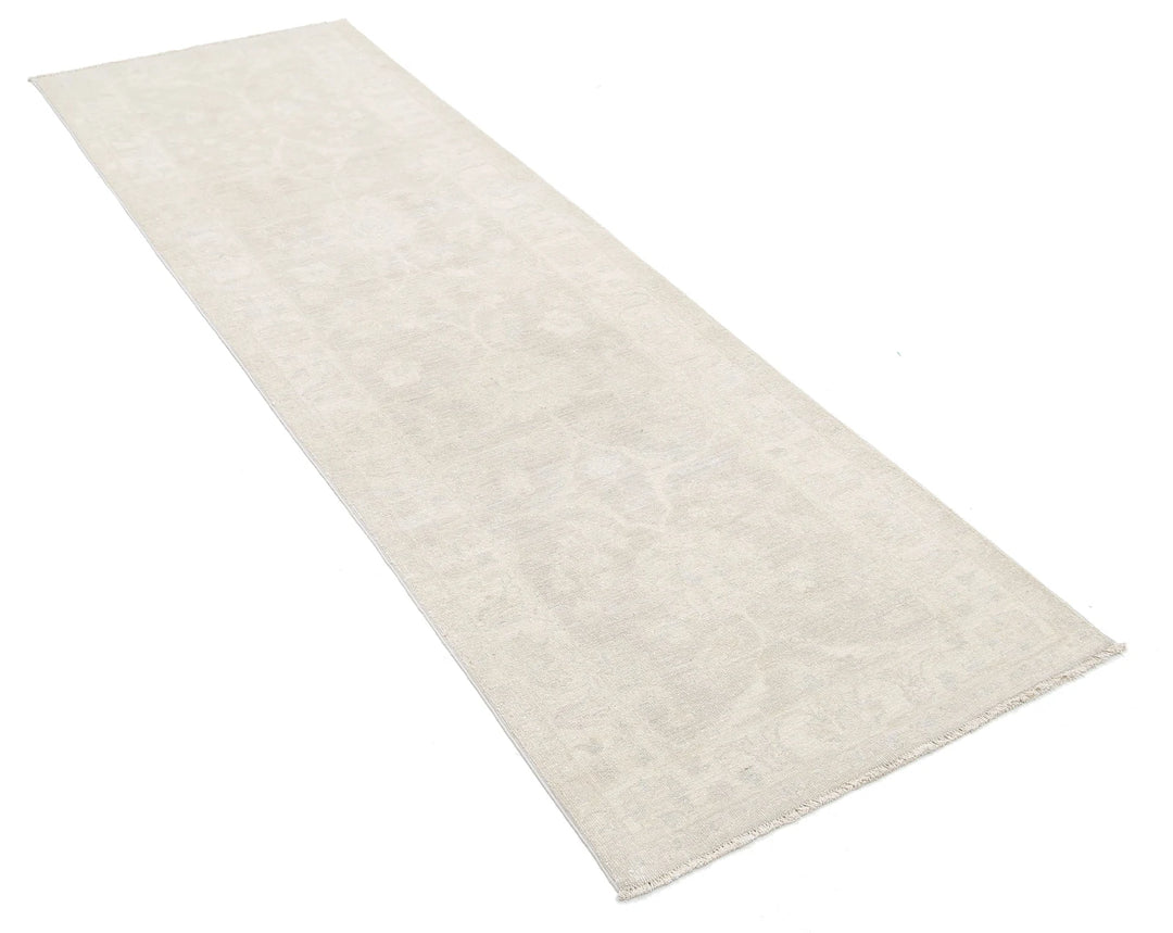 Afghan Serenity Runner Rug 2' 7" x 8' 3" Hand-Knotted | No. AT79301