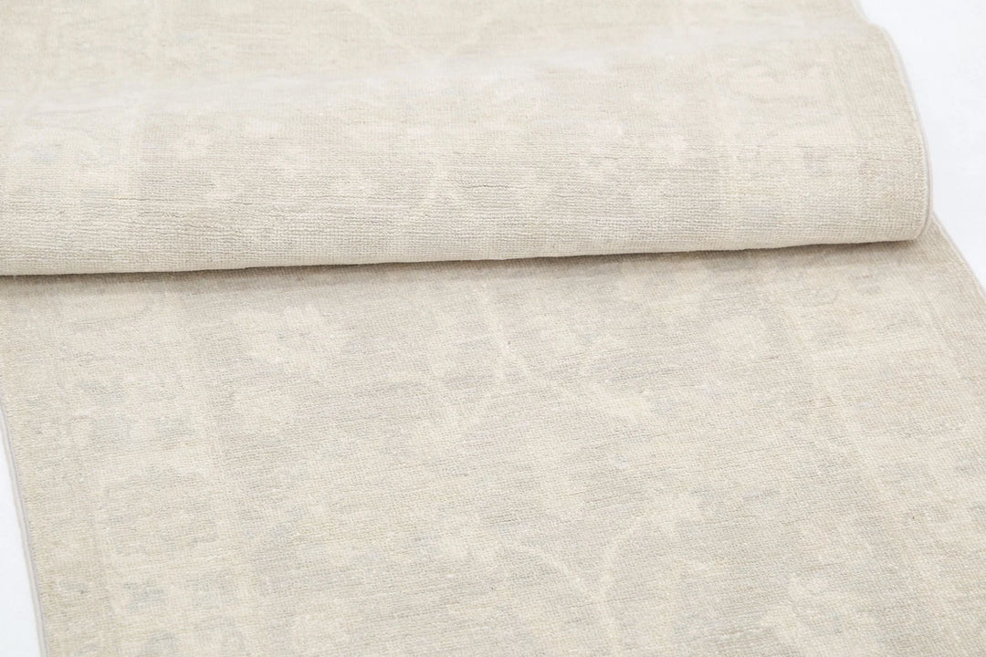 Afghan Serenity Runner Rug 2' 7" x 8' 3" Hand-Knotted | No. AT79301