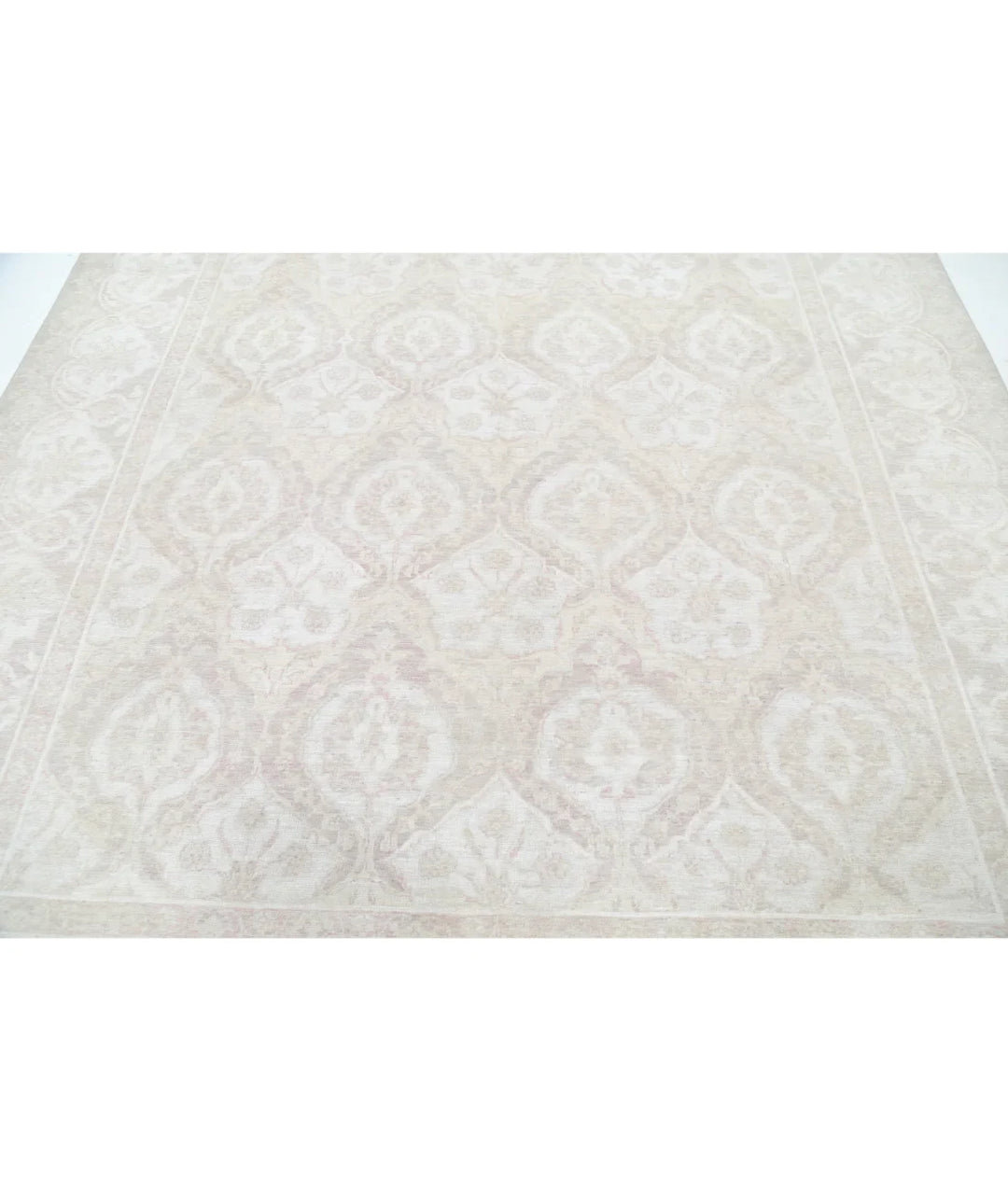 Brown Afghan Serenity Rug 8' 2" x 9' 9" Hand-Knotted | No. AT79395