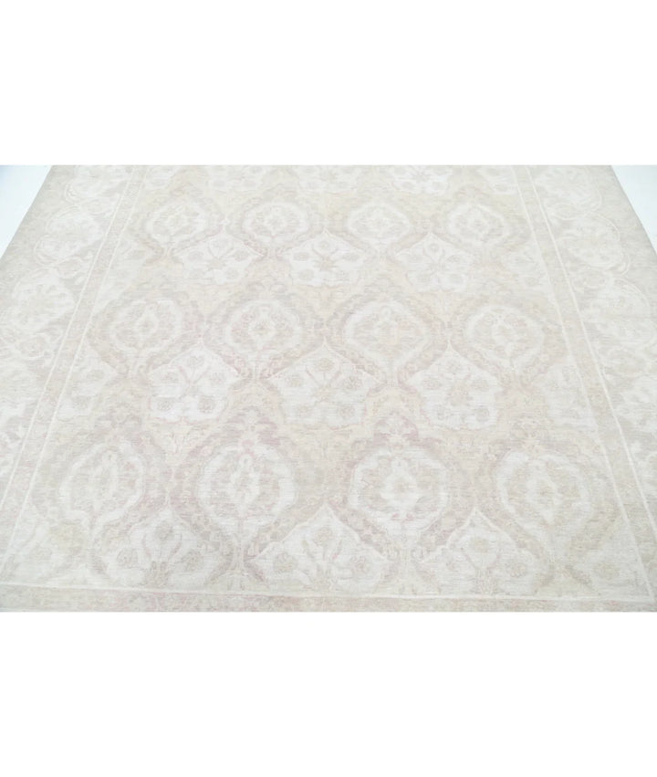 Brown Afghan Serenity Rug 8' 2" x 9' 9" Hand-Knotted | No. AT79395