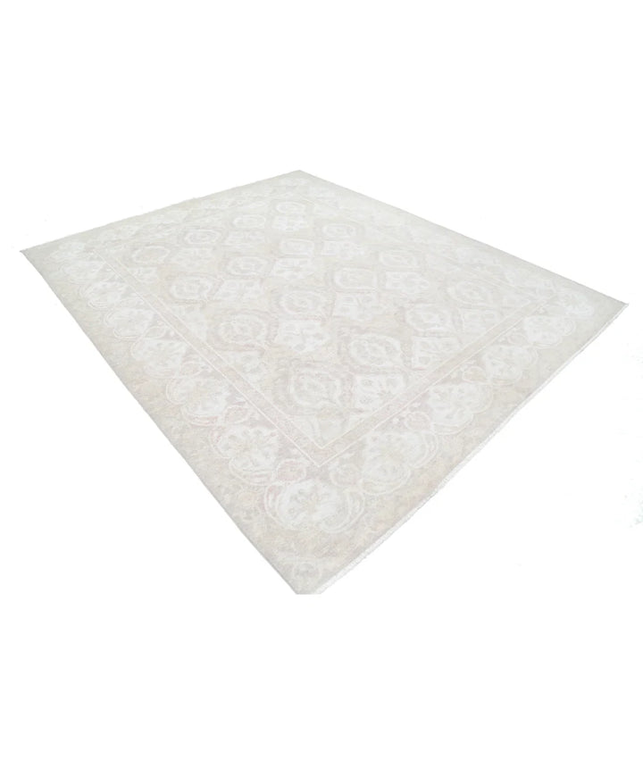 Brown Afghan Serenity Rug 8' 2" x 9' 9" Hand-Knotted | No. AT79395