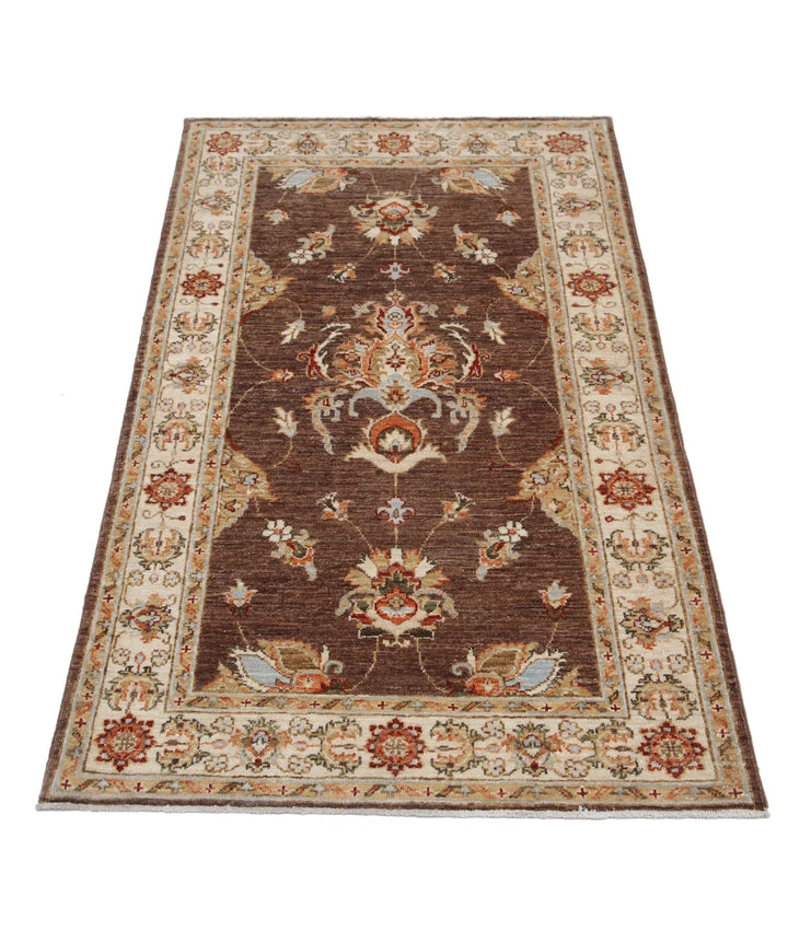 Afghan Ziegler Rug 2' 10" x 4' 9" Hand-Knotted | No. AT79499